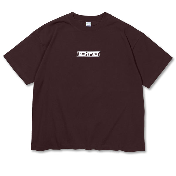 ICHPIG Strike Logo Tee - Espresso / White