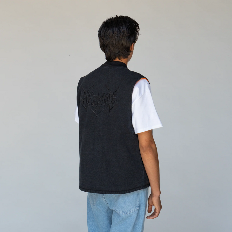 Welcome Splinter Enzyme Washed Canvas Zip Vest