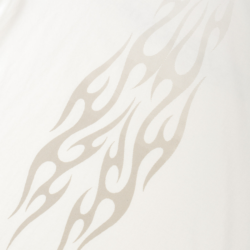 Welcome Brevity Garment-Dyed Boxy Tee - White