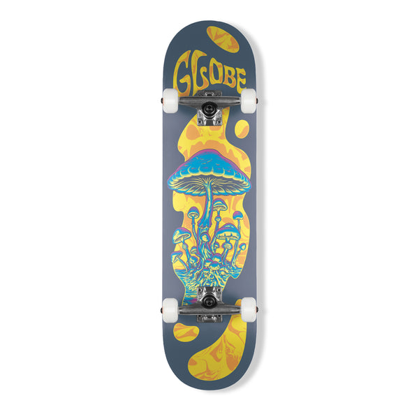 Globe G1 MIND EXPANSION Skateboard Complete Neon Grey - 8.25"