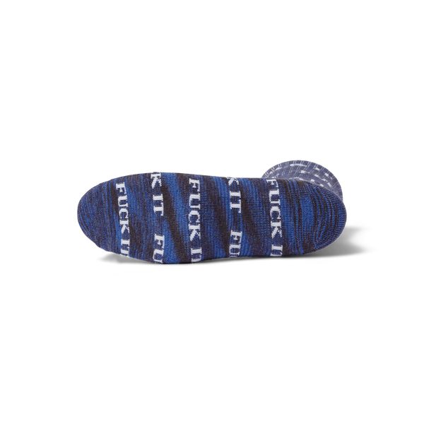 HUF Fuck It Socks - Marled Blue