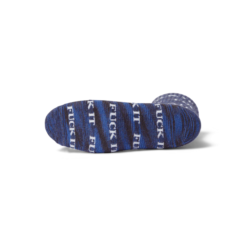 HUF Fuck It Socks - Marled Blue