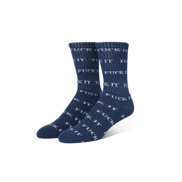 HUF Fuck It Socks - Blue