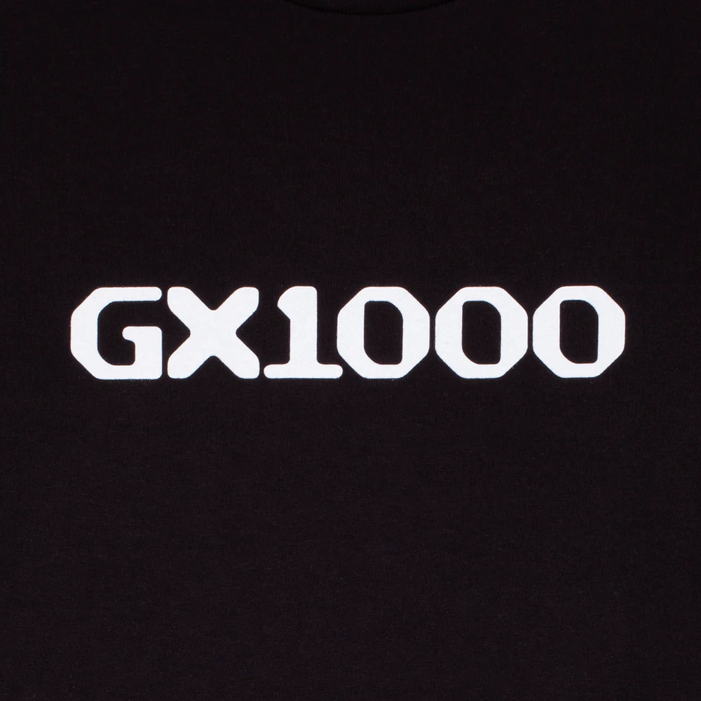 【GX1000】OG Logo Tee Black GX1000 Logo Black T-Shirt | Zumiez