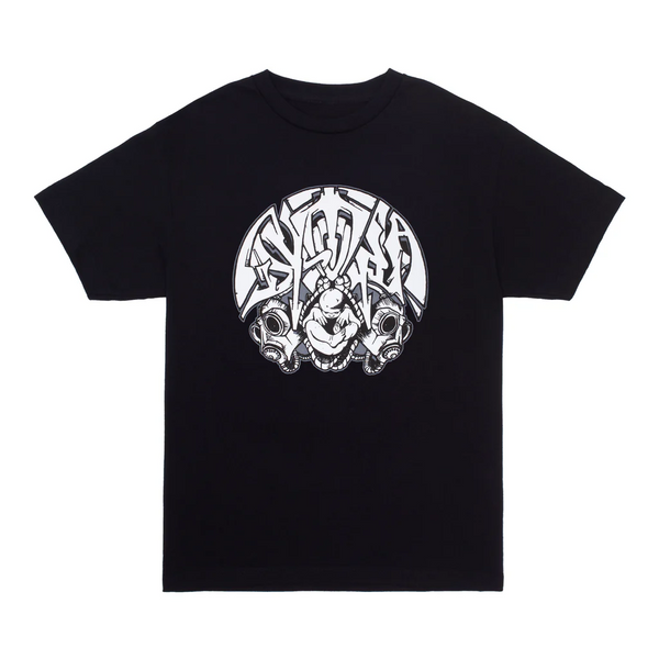 GX1000 Dystopia Gas Mask Tee - Black