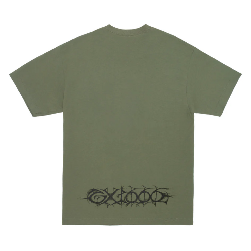 GX1000 Dystopia Gas Mask Tee - Military Green