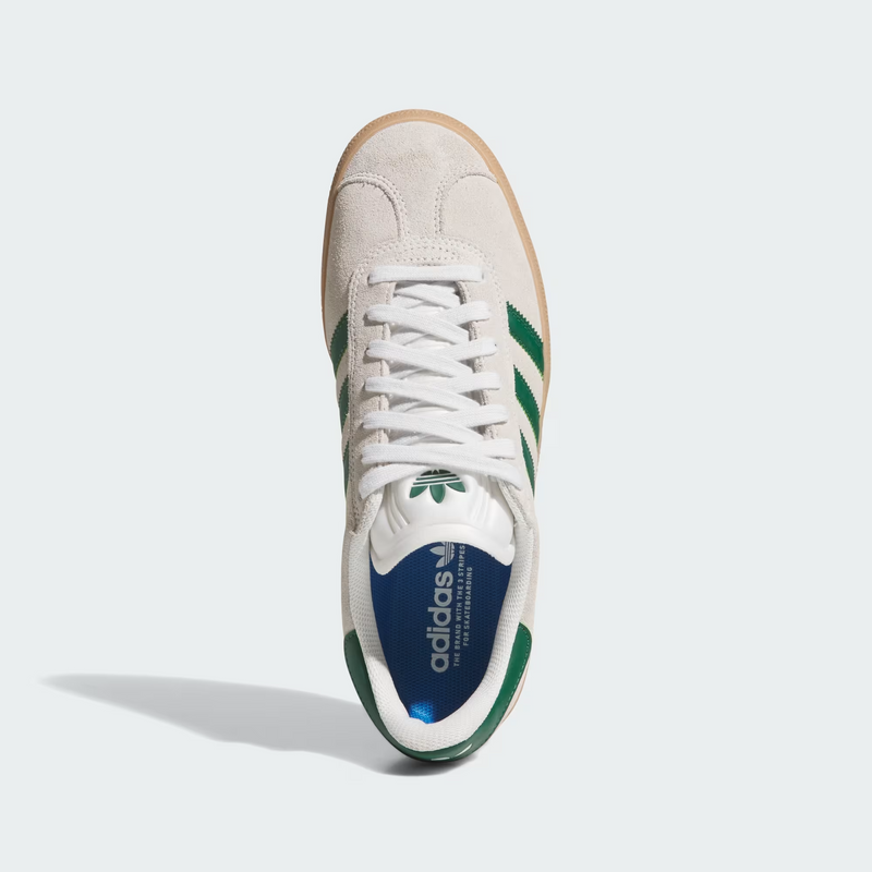 Adidas Gazelle ADV - Crystal White / Green / Gum