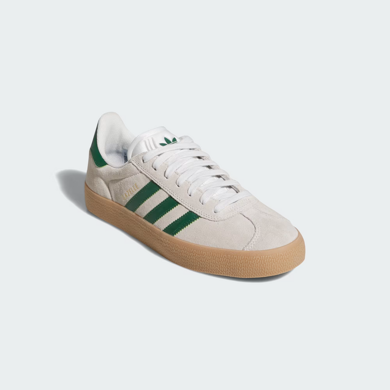Adidas Gazelle ADV - Crystal White / Green / Gum