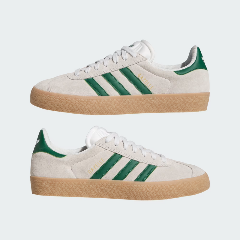 Adidas Gazelle ADV - Crystal White / Green / Gum