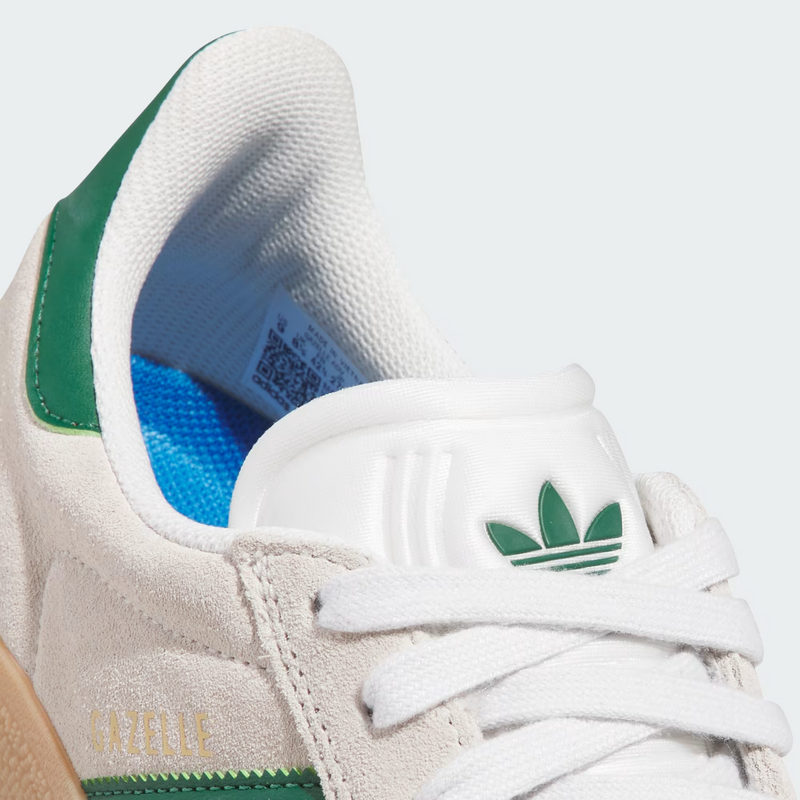 Adidas Gazelle ADV - Crystal White / Green / Gum
