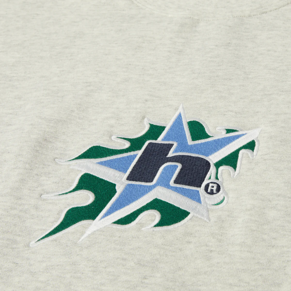 HUF Bit Crewneck Sweatshirt - Ash