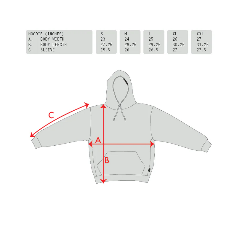 GX1000 Sketch Heavyweight Hood