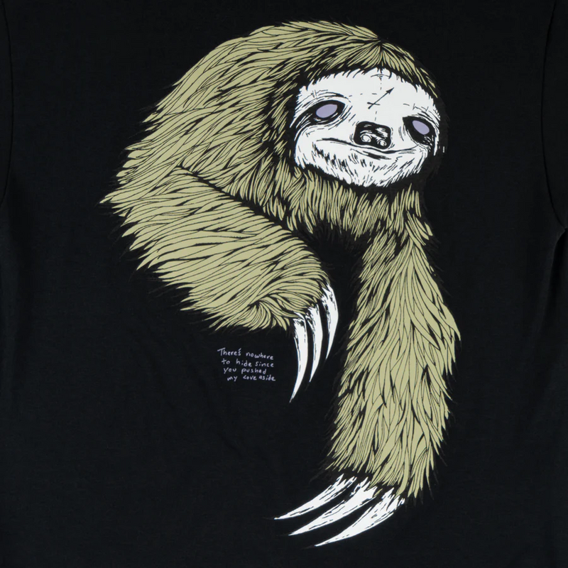 Welcome Sloth Hoodie - Black