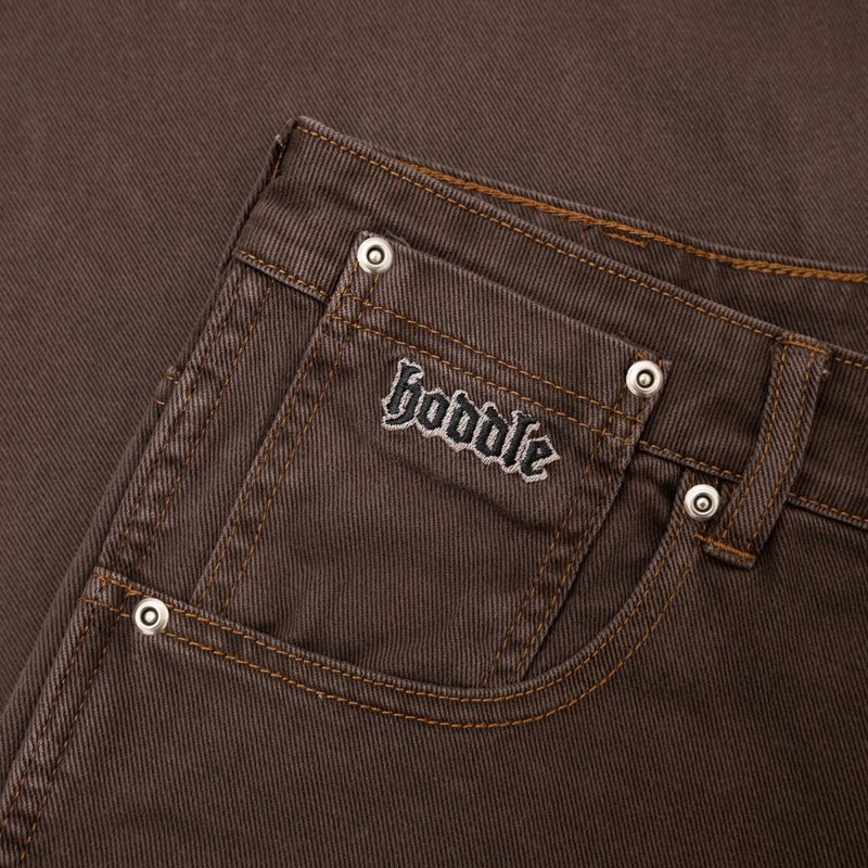 Hoddle Ranger Jean - Brown Contrast Stitch