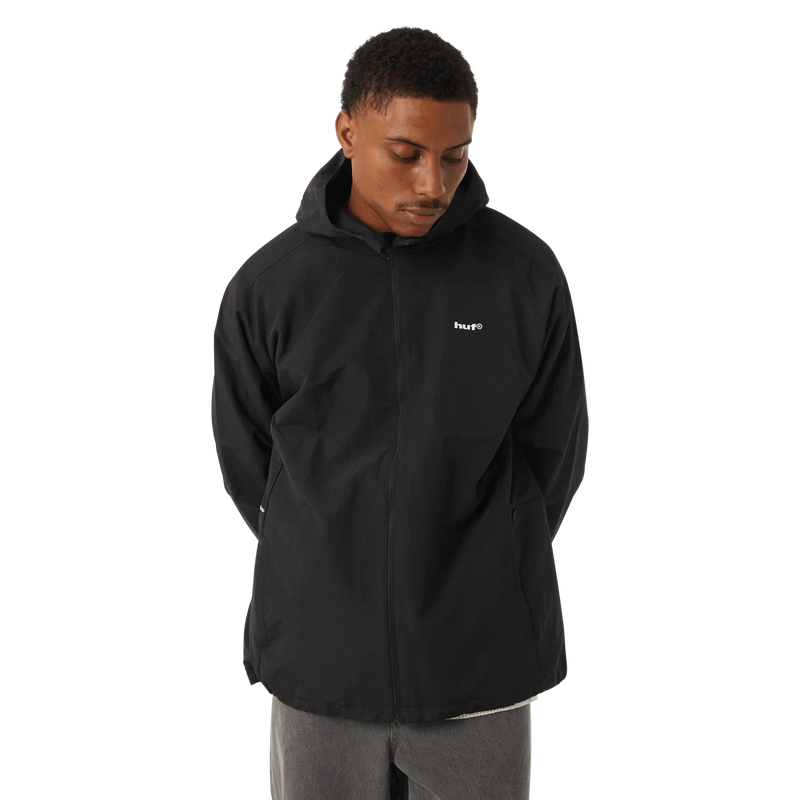 HUF Set Shell Rain Jacket - Blackout