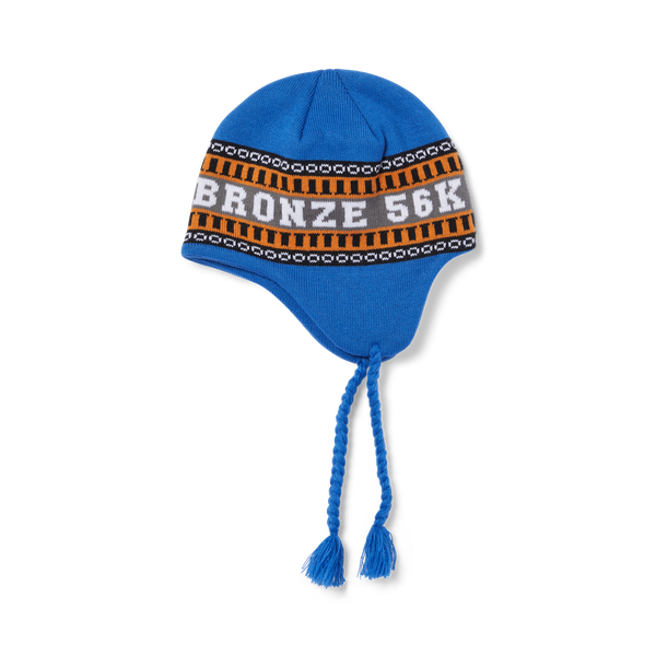 HUF X Bronze56K Flap Beanie - Blue