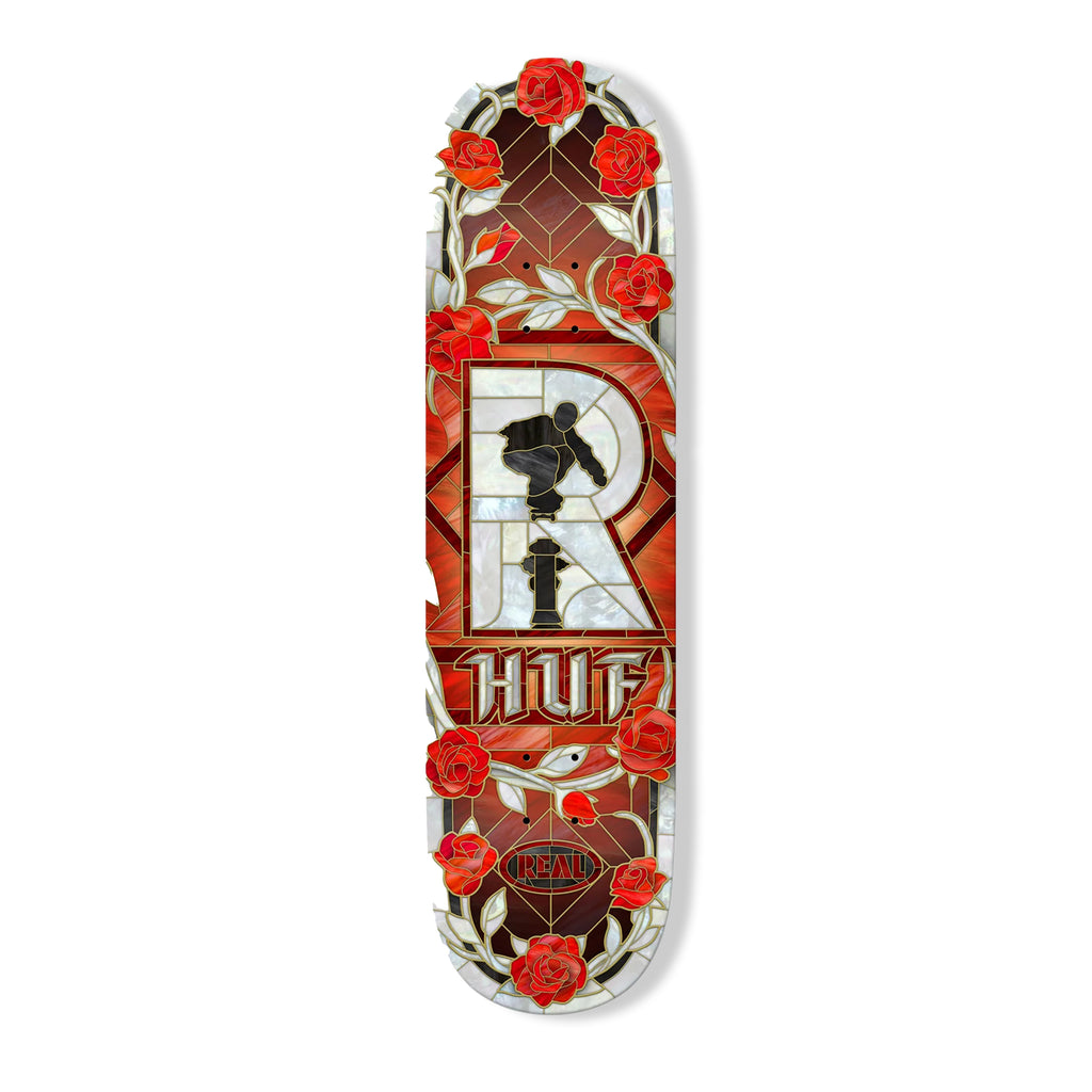 Real x HUF Keith Hufnagel Cathedral Skateboard Deck – Evolve Skate