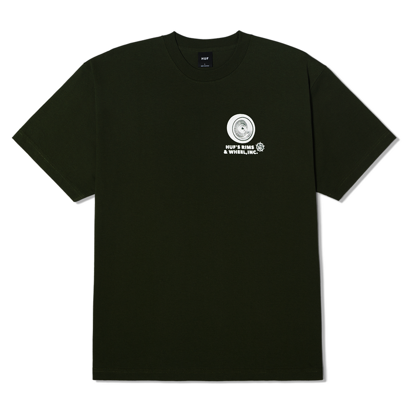 HUF Rim and Wheel Tee - Black