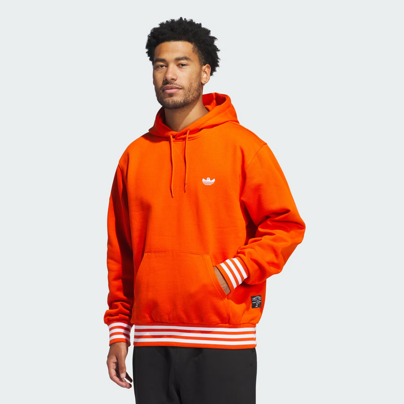 Adidas black and orange hoodie sale