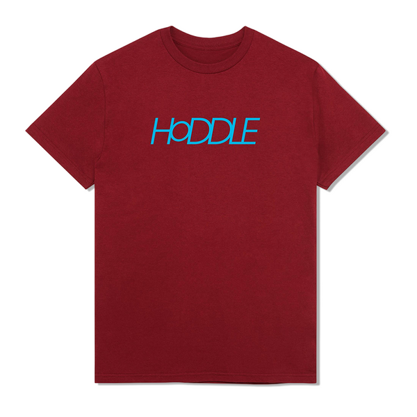 Hoddle Logo Tee - Burgundy
