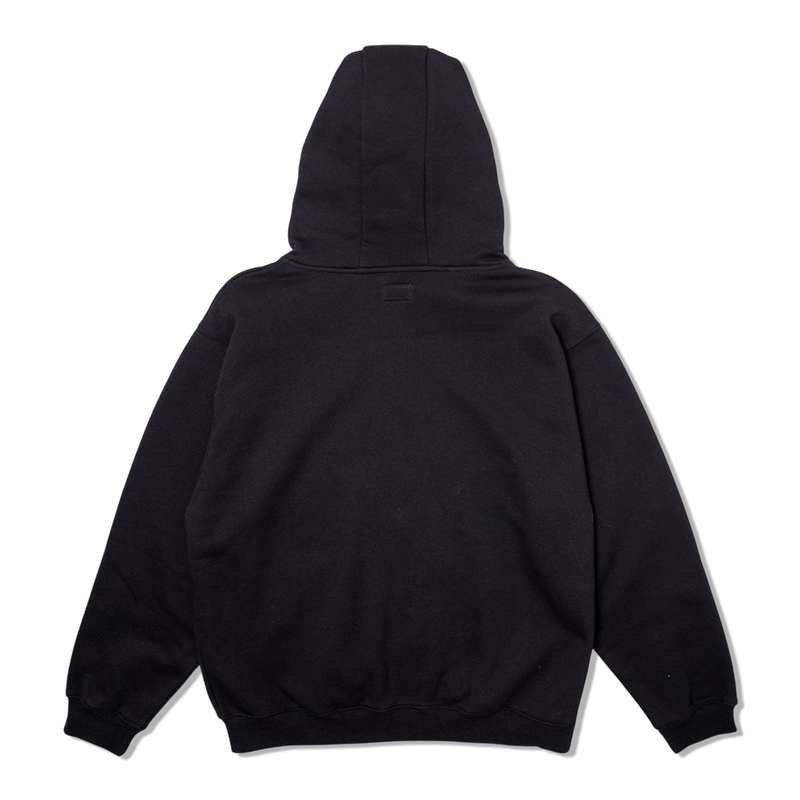 Hoddle Full Zip Up Hood - Black