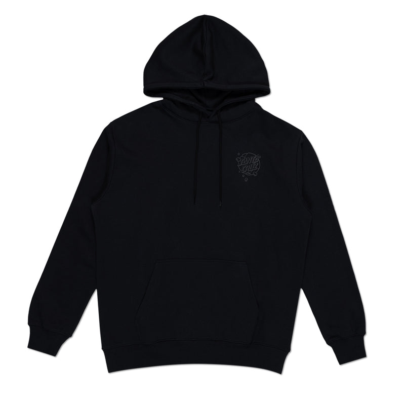 Santa Cruz Roskopp Destruct Face Hoodie - Black on Black