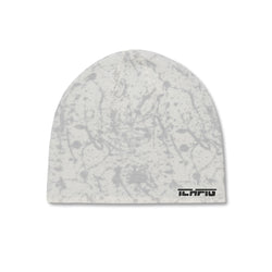 ICHPIG Splatter Reversible Beanie - Plum/ Cream