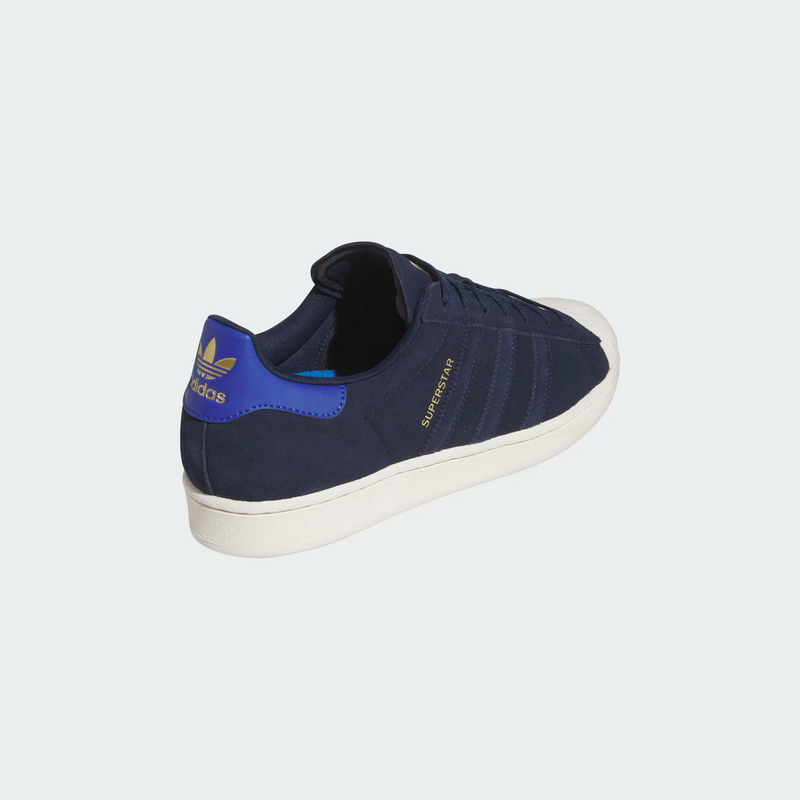 Superstar vulc adv blue white gold deals