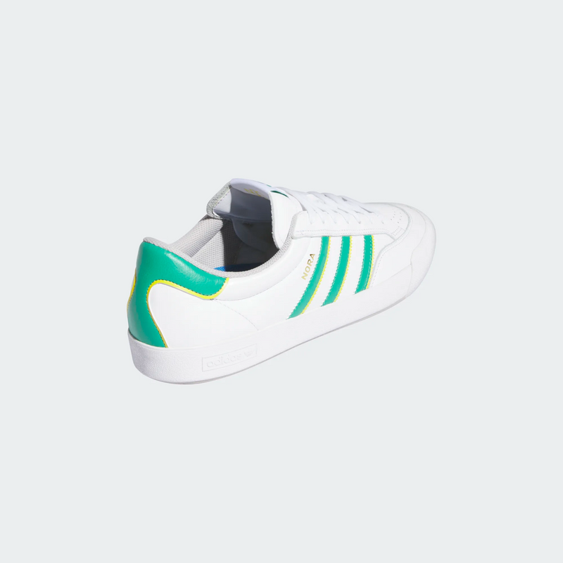 Adidas Nora 'Edberg' - White / Court Green / Yellow