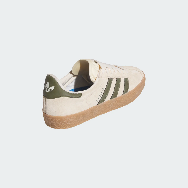 Adidas Gazelle ADV - Ecru Tint / Focus Olive / Gum