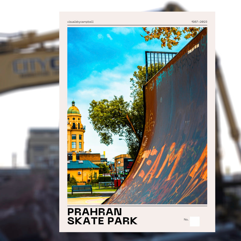 Prahran Skate Park Poster - PRAN