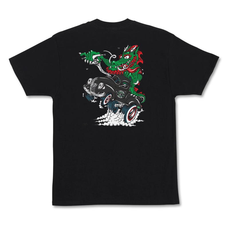 Steve Caballero x Skate Aid Independent Heavyweight Tee - Black