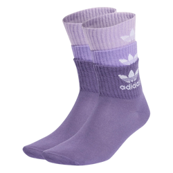 Adidas 3Cuff Crew Socks - Purple