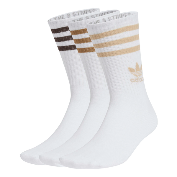 Adidas Crew Socks - Wonder Bread / Coffee / Chocolate