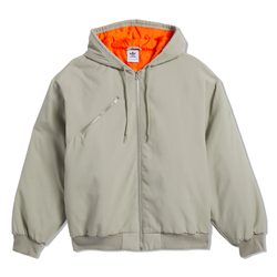 Adidas Shmoo Canvas Jacket - Silver Pebble / Orange