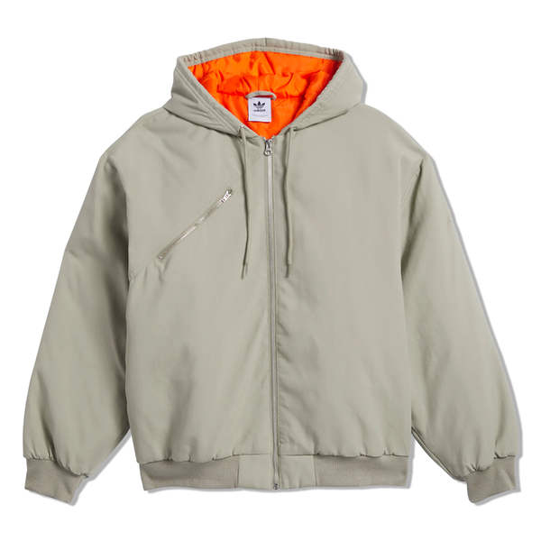 Adidas Shmoo Canvas Jacket - Silver Pebble / Orange