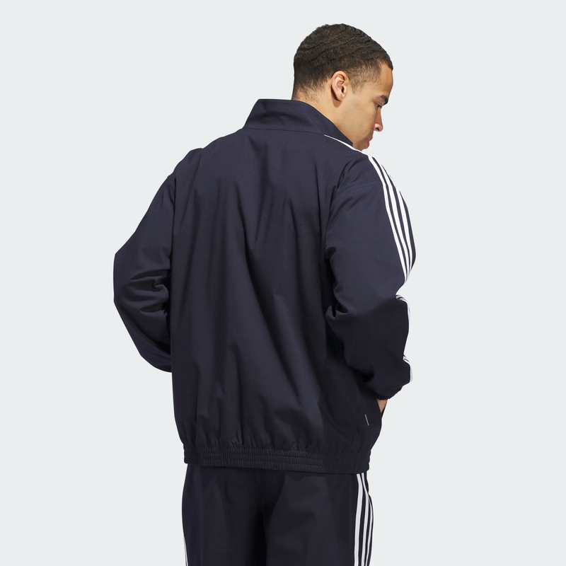 Adidas Superfire Skate Track Jacket -  Navy / White