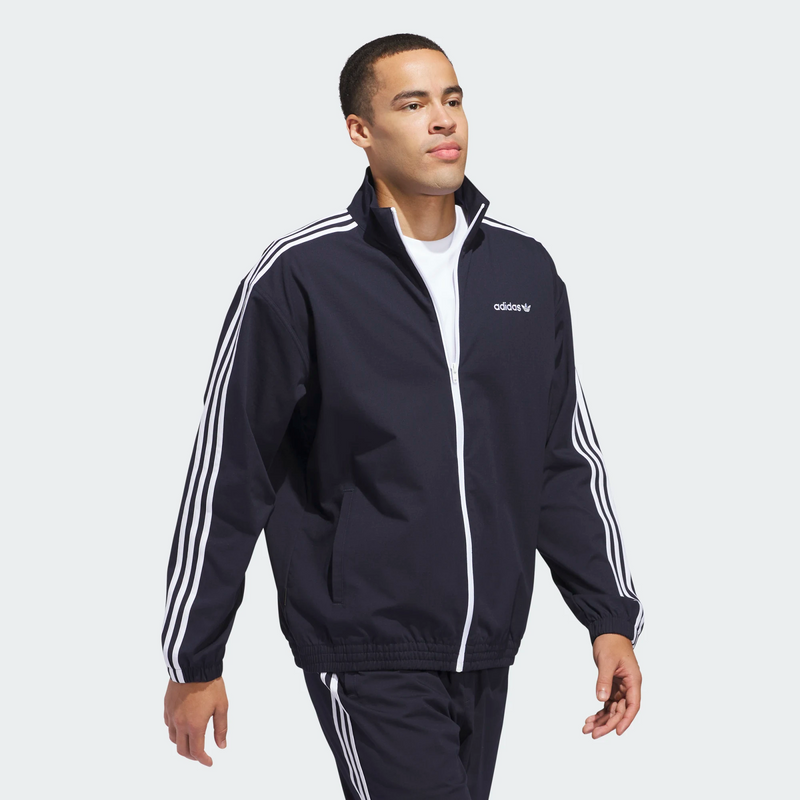 Adidas Superfire Skate Track Jacket -  Navy / White