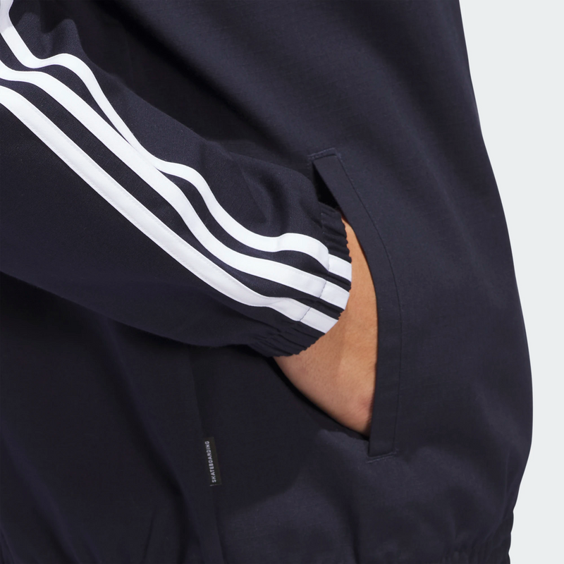 Adidas Superfire Skate Track Jacket -  Navy / White