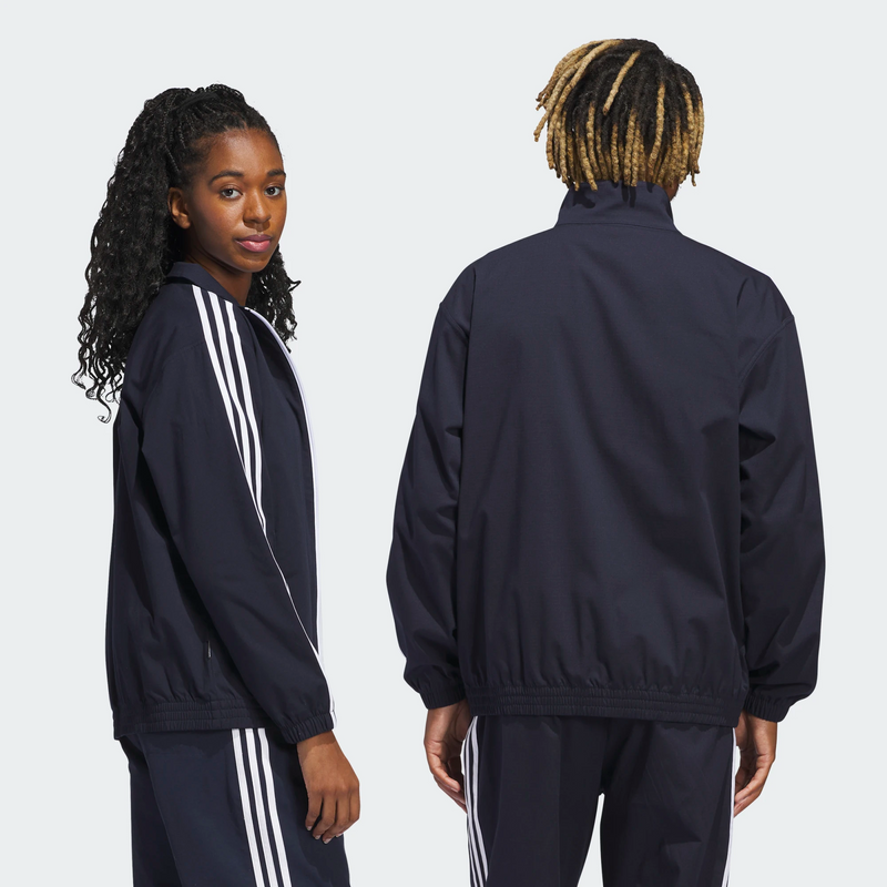 Adidas Superfire Skate Track Jacket -  Navy / White