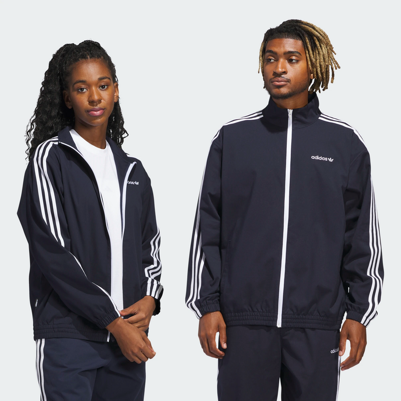 Adidas track jacket navy best sale