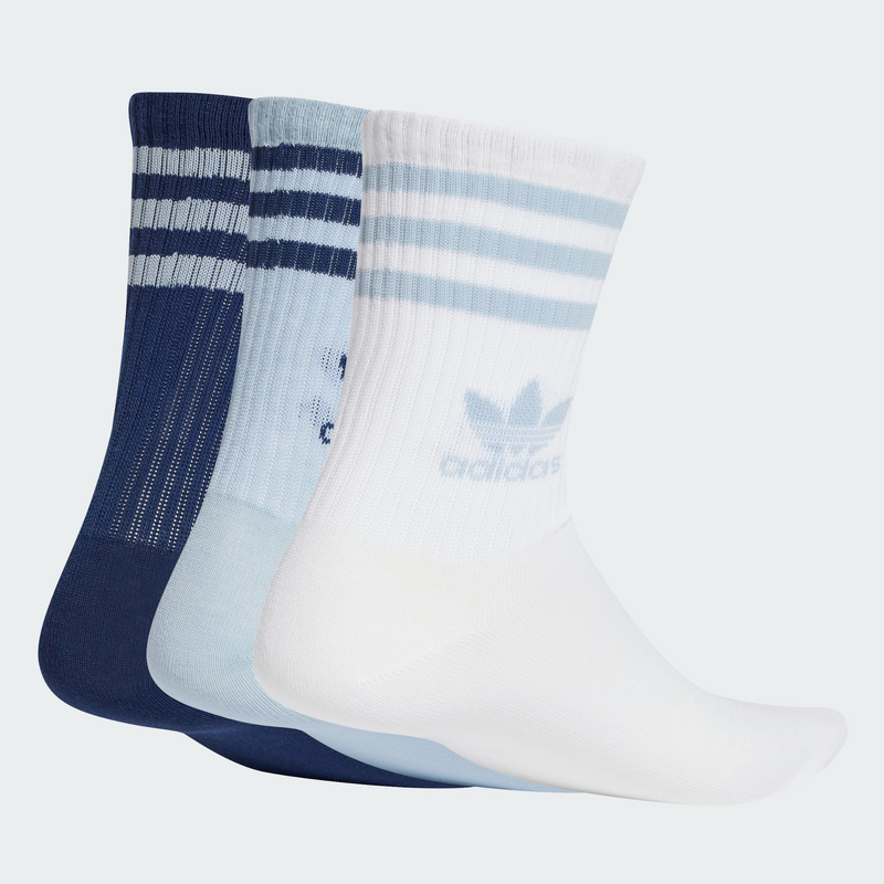 Adidas Crew Socks - Wonder Blue / Night Indigo / White