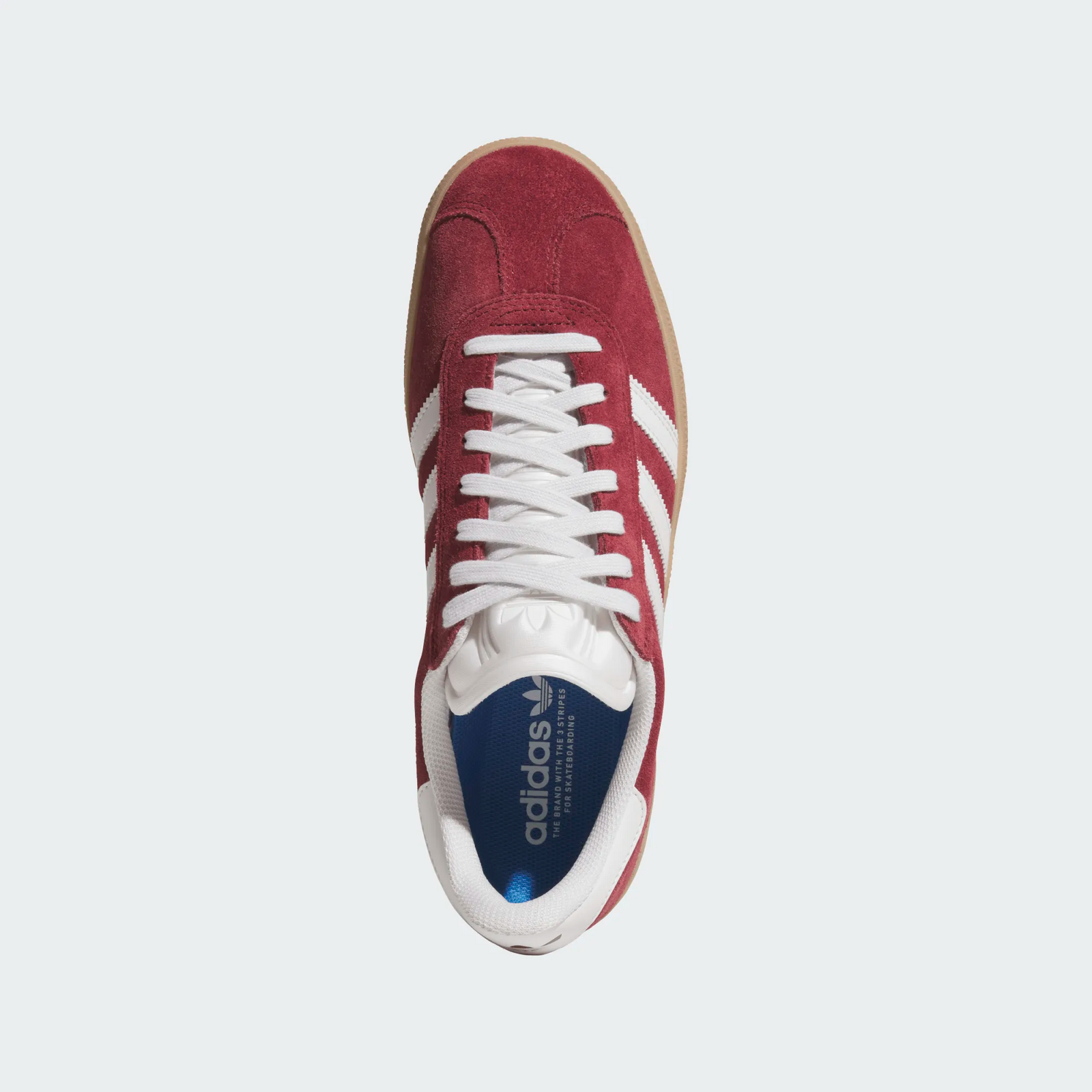 Adidas Gazelle ADV - Shadow Red / Crystal White / Gum Evolve Skate Store Adidas Gazelle ADV - Shadow Red / Crystal White / Gum Evolve Skate Store