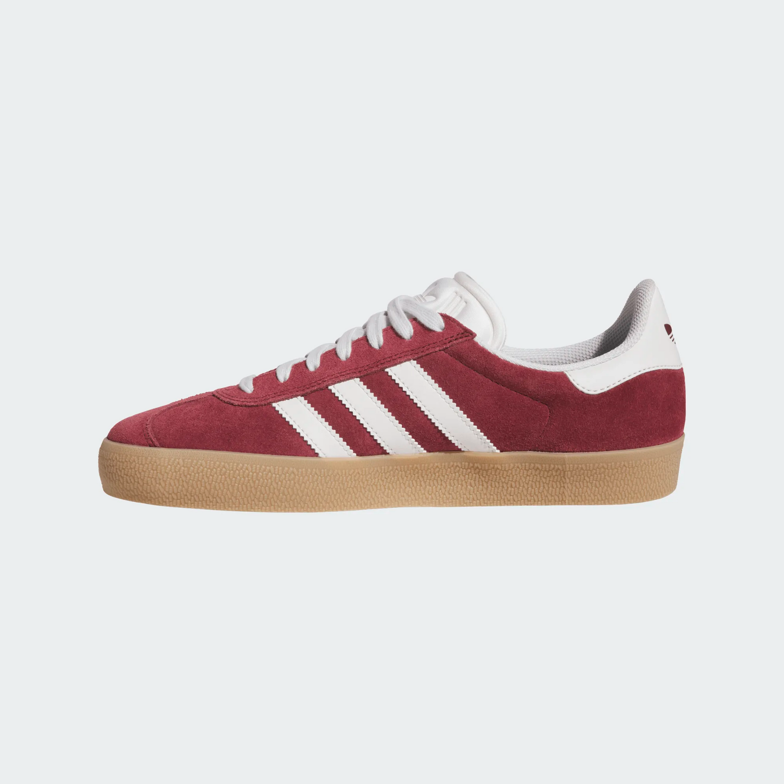 Adidas Gazelle ADV - Shadow Red / Crystal White / Gum  Evolve Skate Store