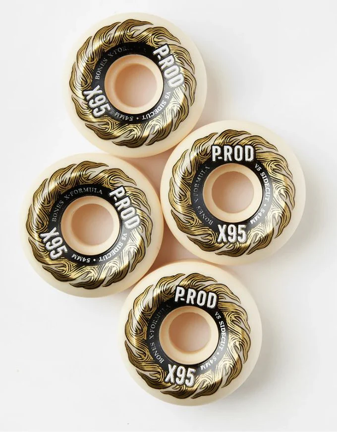 Bones X-Formula 95a PROD Pro Skateboard Wheels - 54mm