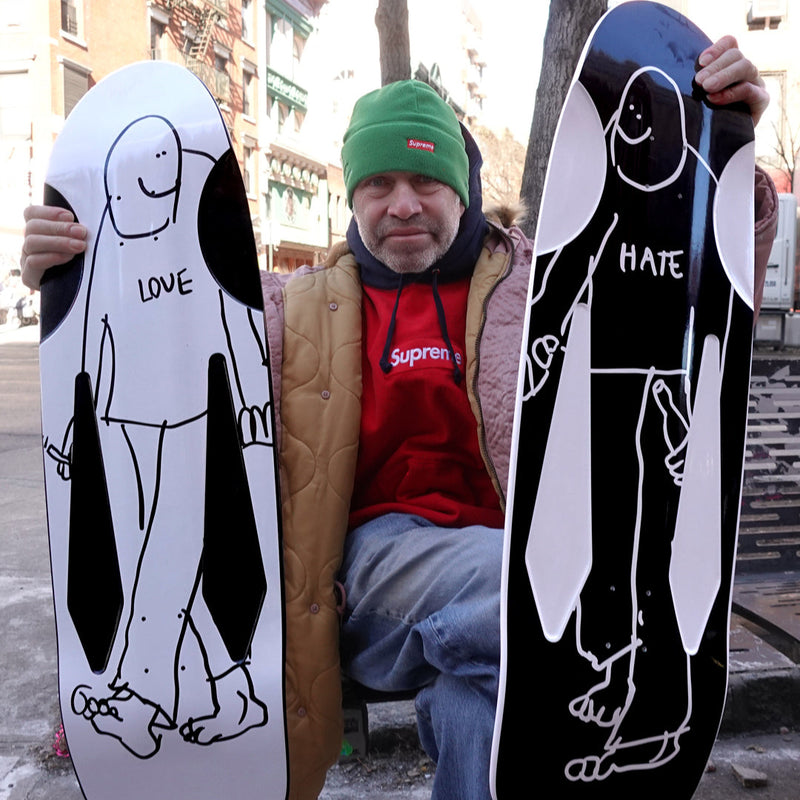 Skate Shop Day Krooked Gonz Love and Hate Beamer 10.75" - Set of Two