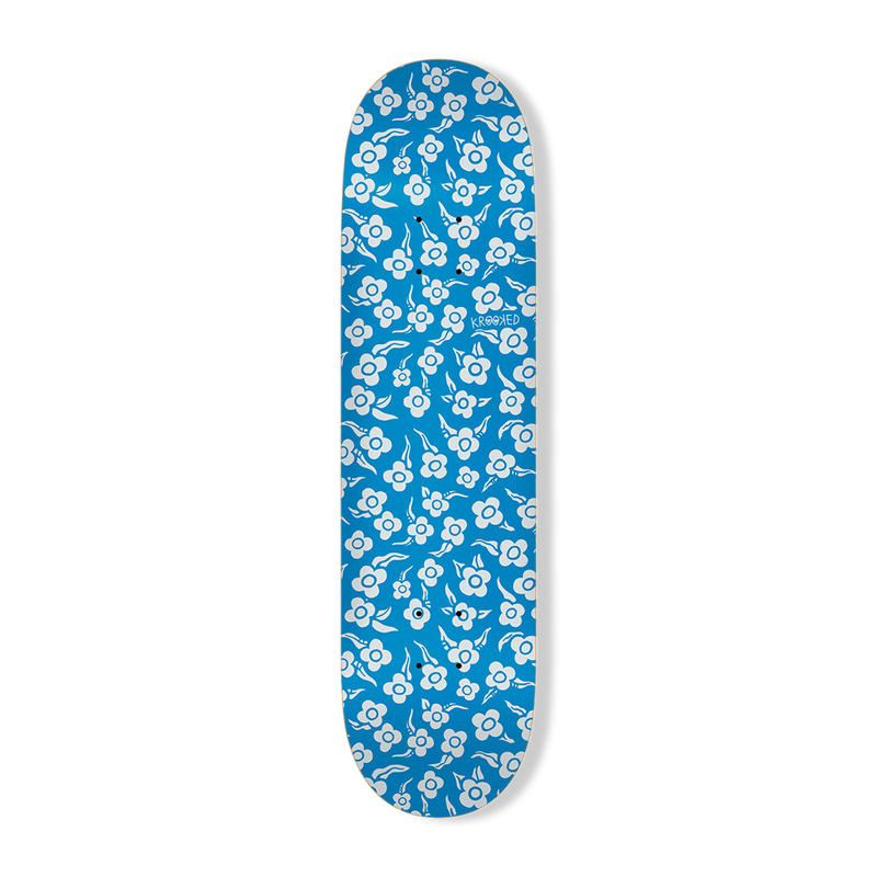 Krooked Flowers Team Skateboard Deck - 8.25"