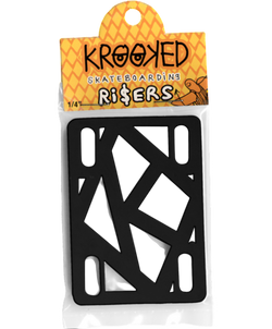 Krooked Riser Pads 1/4" - Black