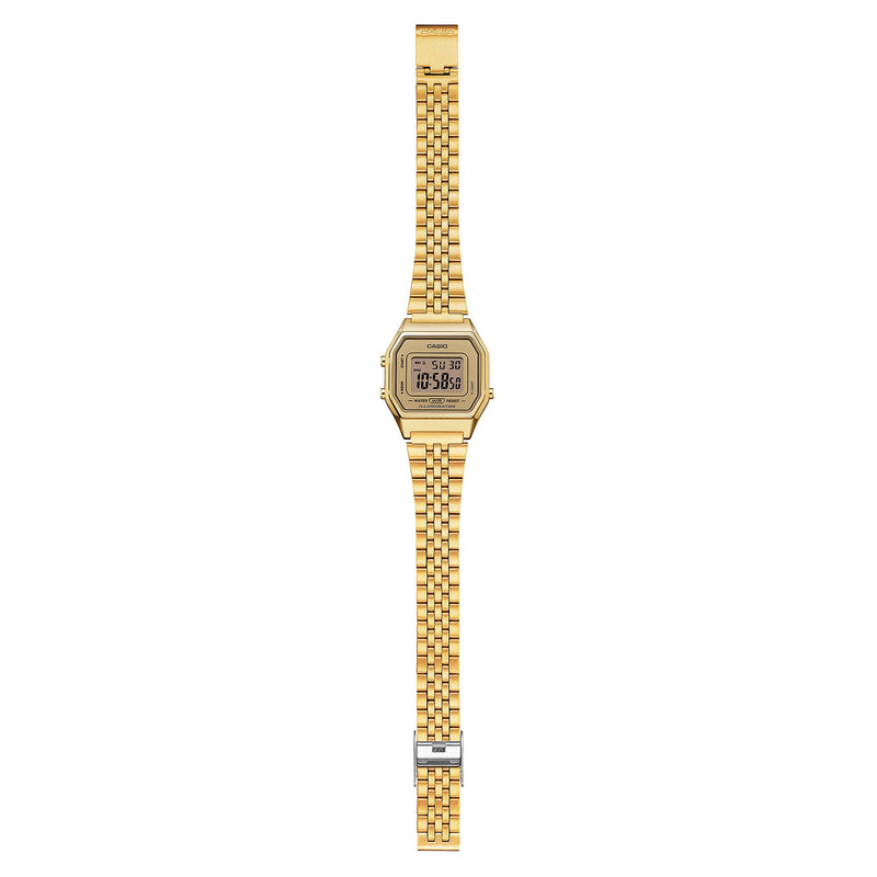 CASIO Vintage Gold Ladies Illuminator LA680WGA-9D