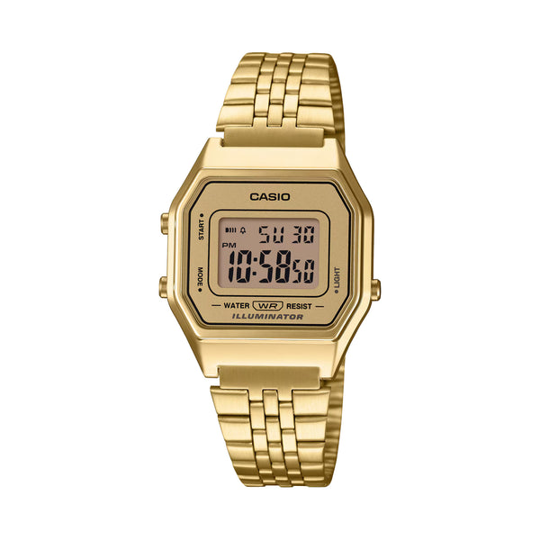 CASIO Vintage Gold Ladies Illuminator LA680WGA-9D